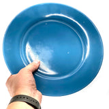 SMASHProps Breakaway Light Blue Large Dinner Plate - Dependable Expendables