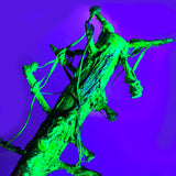 Glowing Green Gore Nail Spike Baseball Bat Foam Rubber Safe Stunt Prop - Dependable Expendables