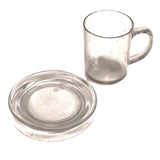 SMASHProps Clear Breakaway Mug & Saucer Safe Stunt Prop Set - Dependable Expendables