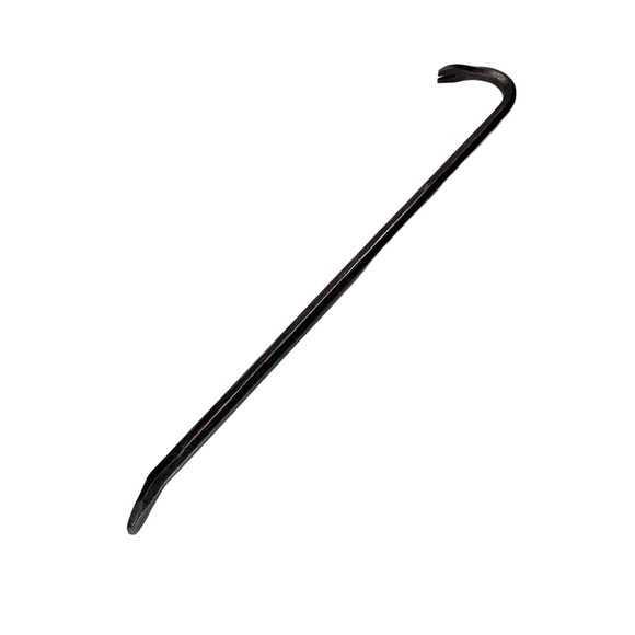 Black Foam Rubber Crowbar safe prop for television, film or live theater stunt work and choreographed fight scenes