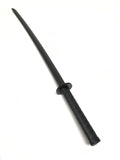 Poly 39 Inch Black Bokken Katana Sword Full Contact Stunt Prop - Perfect for Training - Dependable Expendables
