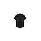 Soft Silicone Rubber Ear Tip Replacement Part for Acoustic Surveillance Kits (Clear, Black)