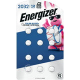 Energizer 2032 3V Lithium Coin Batteries 12 Pack