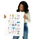 DECOR | ABCs of Filmmaking - Minimalistic Vertical Printed Poster