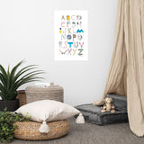 DECOR | ABCs of Filmmaking - Minimalistic Vertical Printed Poster