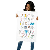 DECOR | ABCs of Filmmaking - Minimalistic Vertical Printed Poster