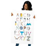 DECOR | ABCs of Filmmaking - Minimalistic Vertical Printed Poster