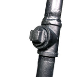 Foam Rubber Metal Pipe with Fittings Action Stunt Prop (Unpainted Steel, Silver, Black, Rust, Bloody)