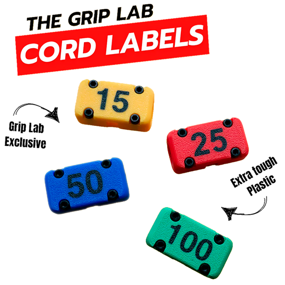 The Grip Lab Stinger Cable Cord Labels Sash Tie Holders - available at Dependable Expendables