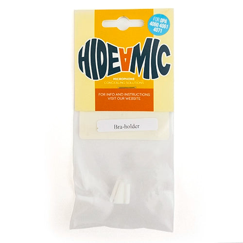 White Hide-A-Mic DPBHW1 Bra holder for DPA Microphones 4060/4071 Series - Dependable Expendables