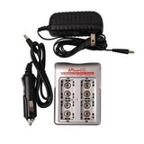 iPower 4 bay 9v li-ion, ni-cad; ni-mh battery charger - Dependable Expendables