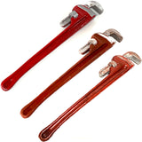 Extra Large Red Rusty and Bloody  Foam Rubber Stunt 24 Inch Pipe Wrench Safe prop for television, film or live theater stunt work and choreographed fight scenes.