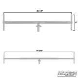 Modern Studio Equipment Telescoping Baby Double Header