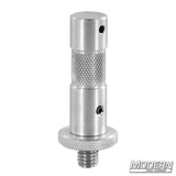 Modern Studio Equipment 2" Baby Pin with 3/8" Male Thread and Locking Washer