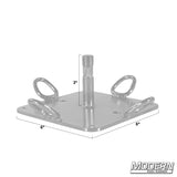 Modern Studio Equipment Baby Pin with D Ring On Plate