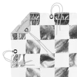 Modern Studio Equipment Silver/White Checker