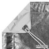 Modern Studio Equipment Silver/White Lame
