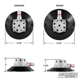 Modern Studio Equipment 6" Suction Cup with Multi-Thread Block