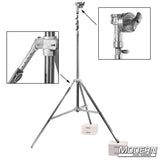 Modern Studio Equipment Sky 25 Wide Base Stand with Rocky Mountain Leg and 4-1/2" Grip Head