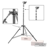Modern Studio Equipment Combo Triple Riser Stand with Rocky Mountain Leg with 4-1/2" Grip Head