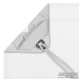 Modern Studio Equipment White Artificial 1/4 Stop Silk