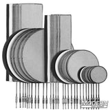 Modern Studio Equipment Set of Fingers and Dots