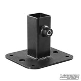 Modern Studio Equipment Flange Base for 1" Square Tube