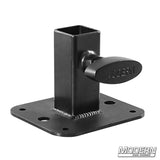 Modern Studio Equipment Flange Base for 1" Square Tube