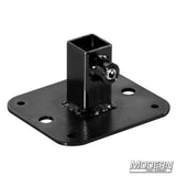 Modern Studio Equipment Flange Base for 3/4" Square Tube