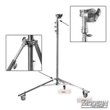 Modern Studio Equipment Medium Roller Stand with Rocky Mountain Leg and 4-1/2" Grip Head