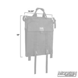 Modern Studio Equipment Counterweight Saddle Bag for Manfrotto® Mega Boom (Empty) dimensions - Dependable Expendables