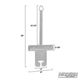 Modern Studio Equipment Center Post with Ear for Pipe Boom Kit for 1-1/2" Speed-Rail®