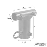 Modern Studio Equipment Rear Receiver with Junior Receiver for Pipe Boom Kit for 1-1/2" Speed-Rail®