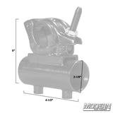 Modern Studio Equipment Grid Clamp with Horizontal 1-1/2" Speed-Rail® Receiver