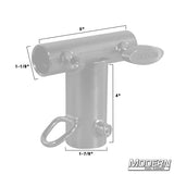 Modern Studio Equipment Rear Junior Receiver for Pipe Boom Kit – 1-1/4" Speed-Rail®
