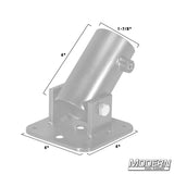 Modern Studio Equipment Pipe Rocker Receiver for 1-1/4" Speed-Rail®