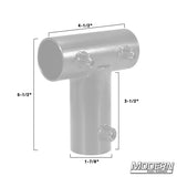 Modern Studio Equipment Pipe Tee Receiver for 1-1/4" Speed-Rail®
