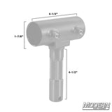 Modern Studio Equipment Slider with Junior Male for 1-1/4" Speed-Rail®