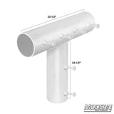Modern Studio Equipment Tee for 4" Irrigation Pipe