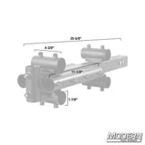 Modern Studio Equipment Large Trailer Hitch Adapter for 1-1/4" Speed-Rail®