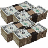 Money Prop - 1990 Series $100 ✔️RealAged™ Full Print $120,000 Bundle Pack - Dependable Expendables