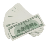 Money Prop - 2000 Series $100 Full Print $10,000 Stack - Dependable Expendables