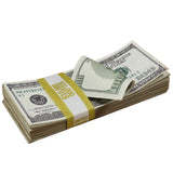 Money Prop - 2000 Series $100 ✔️RealAged™ Full Print $120,000 Bundle Pack - Dependable Expendables