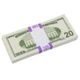 Money Prop - 2000 Series $20 Full Print $2,000 Stack - Dependable Expendables