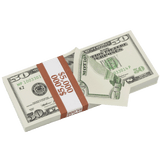 Money Prop - 2000 Series $50 Full Print $5,000 Stack - Dependable Expendables