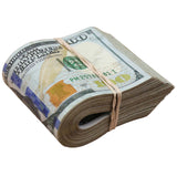 Money Prop - New Series $100 ✔️RealAged™ Full Print $10,000 Band - Dependable Expendables