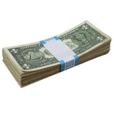 Money Prop - New Series $1 ✔️RealAged™ Full Print $1,200 Bundle Pack - Dependable Expendables