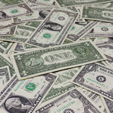 Money Prop - New Series $1 Bills ✔️RealAged™ $1,000 Full Print Stack - Dependable Expendables