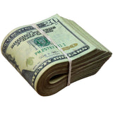 Money Prop - New Series $20 ✔️RealAged™ Full Print $2,000 Band - Dependable Expendables