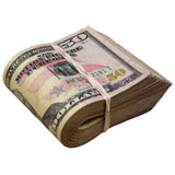 Money Prop - New Series $50 ✔️RealAged™ Full Print $5,000 Band - Dependable Expendables